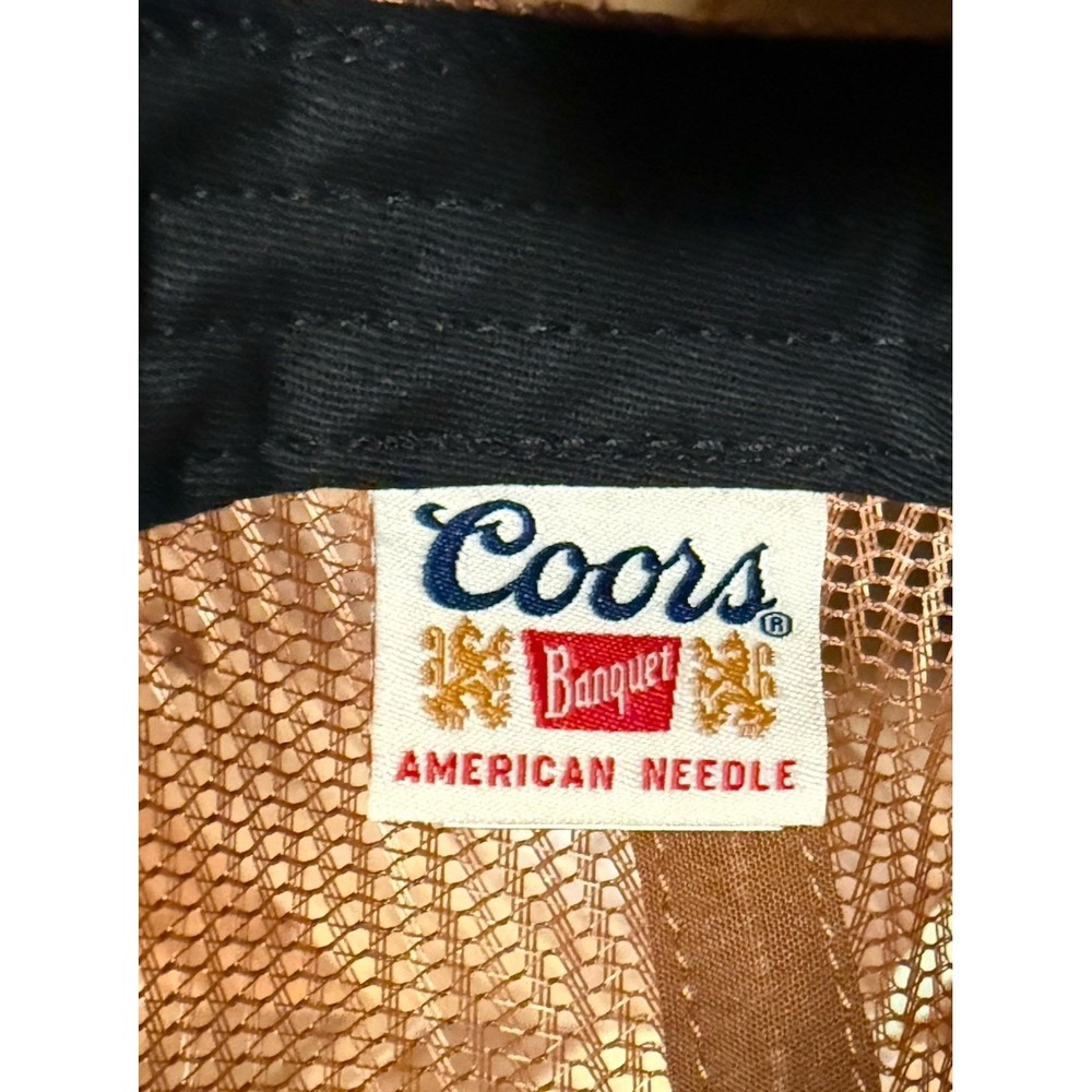 NWT Coors & Cowboys SnapBack Hat American Needle Banquet Brown - Picture 4 of 8